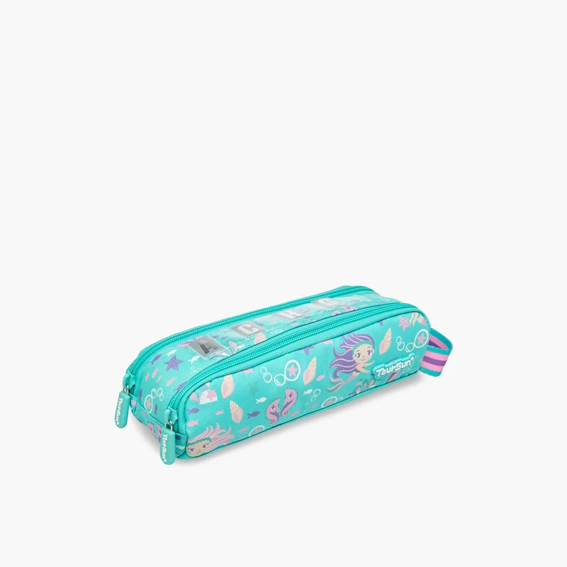 تورسون Mermaid Print Pencil Pouch for Girls